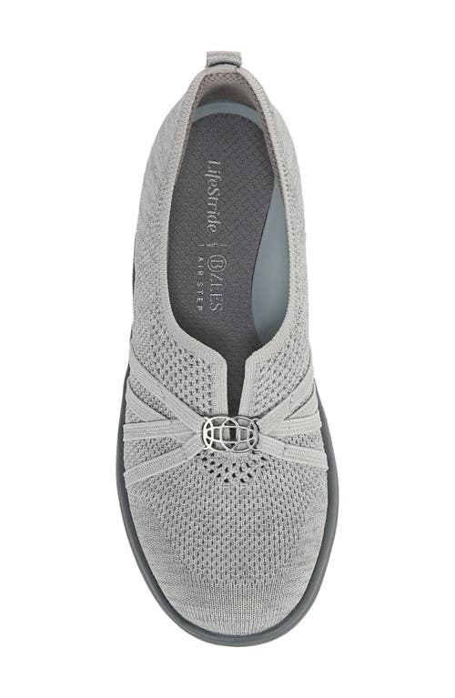 Bzees Niche Knit Slip-on Sneaker In Grey Knit