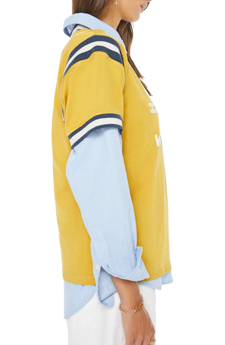 MOTHER The Sport Rib Rowdy Cotton Blend T-Shirt, Alternate, color, We Tried