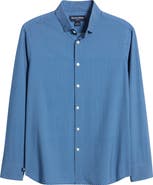 Mizzen+Main Leeward Trim Fit Neat Floral No Tuck Button-Up Shirt