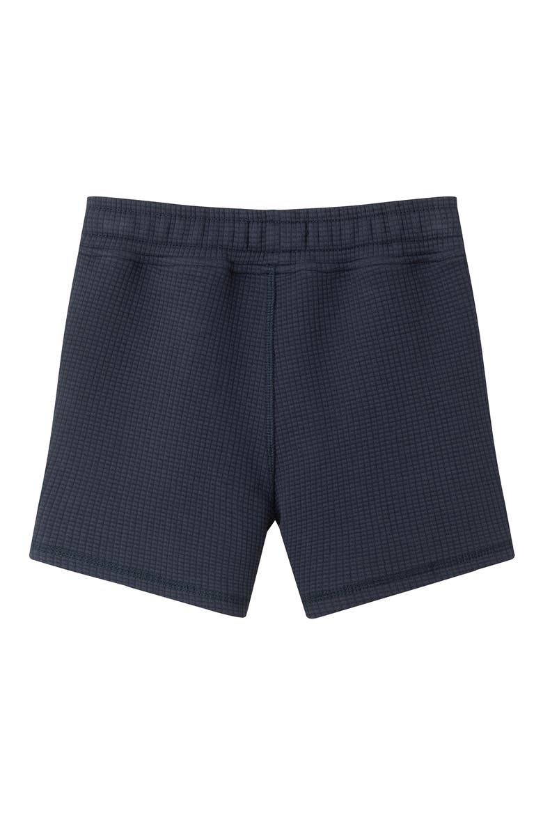 Kids' Waffle Knit Shorts, Alternate, color, NAVY