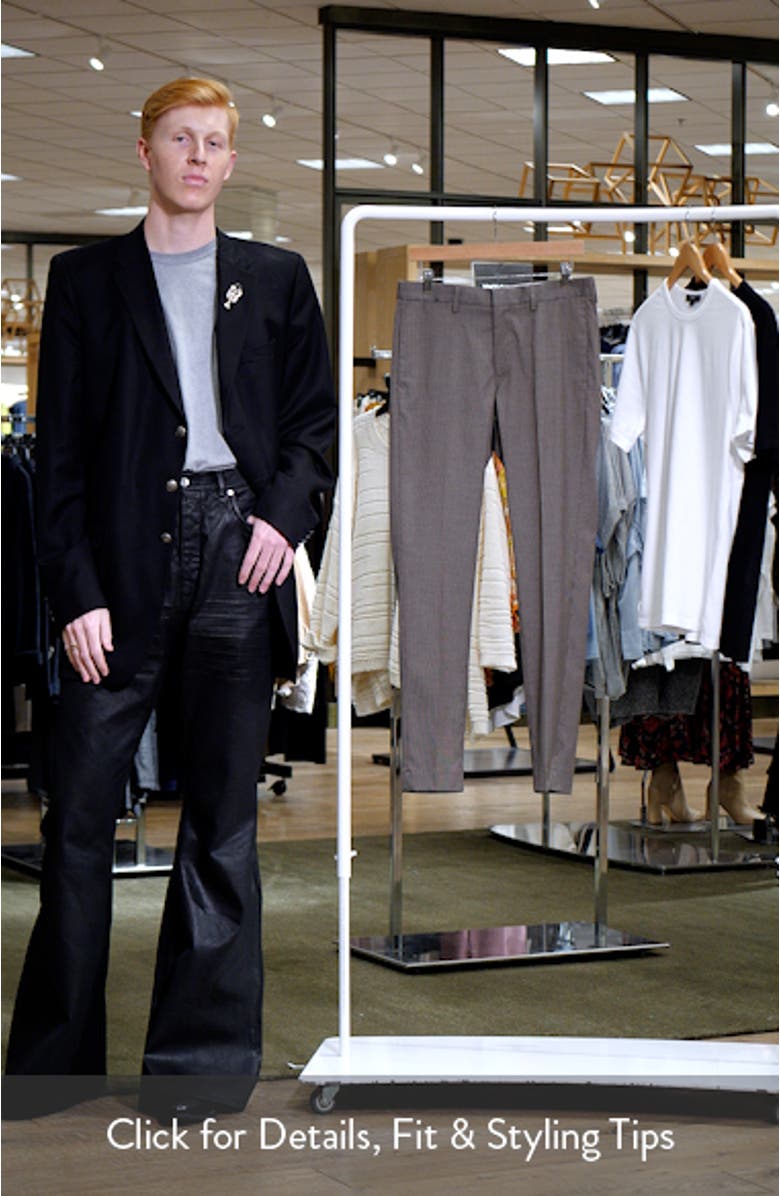 Herringbone Super Slim Fit Pants, sales video thumbnail