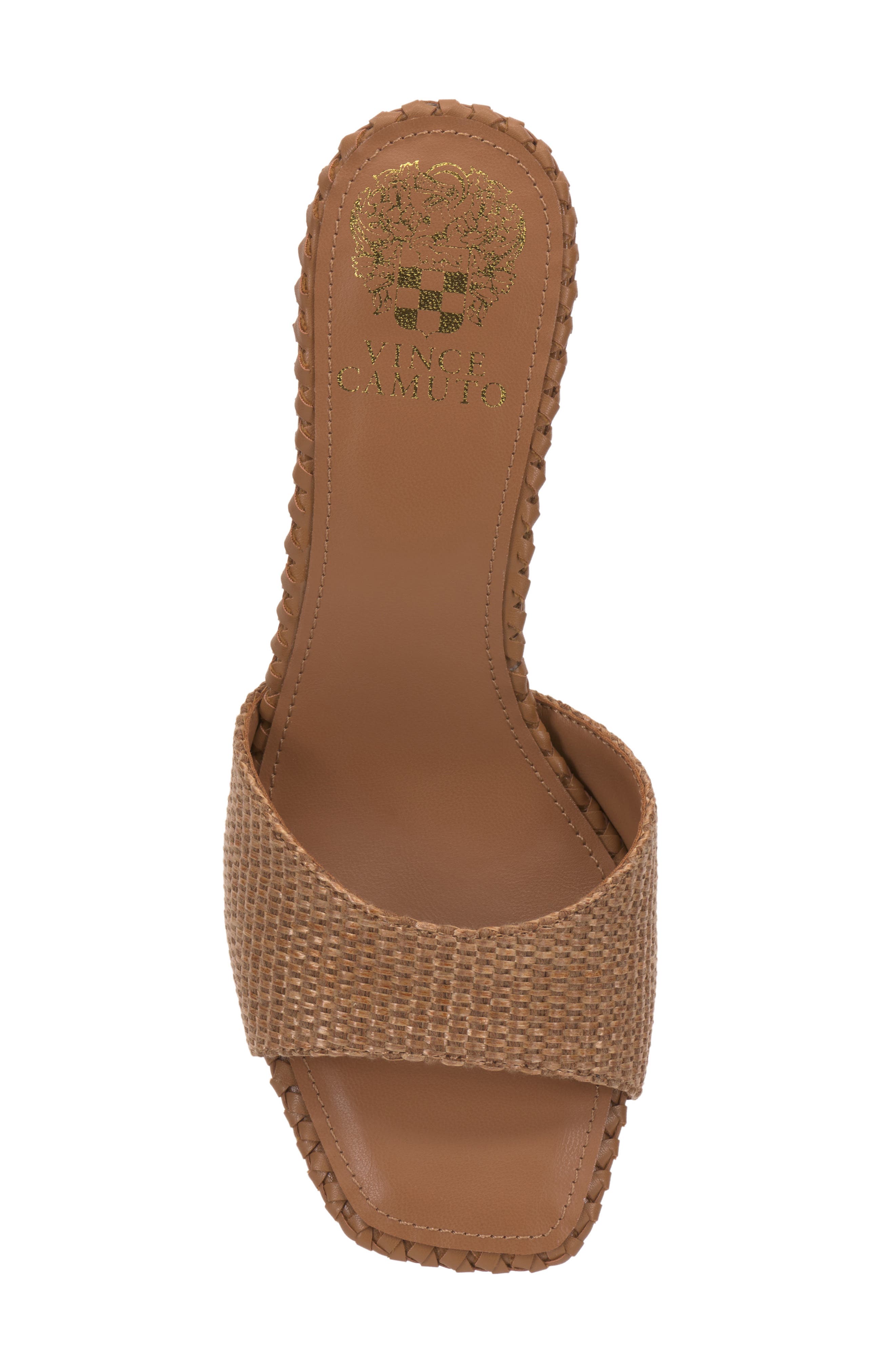 Emmla Slide Sandal, Alternate, color, GOLDEN WALNUT