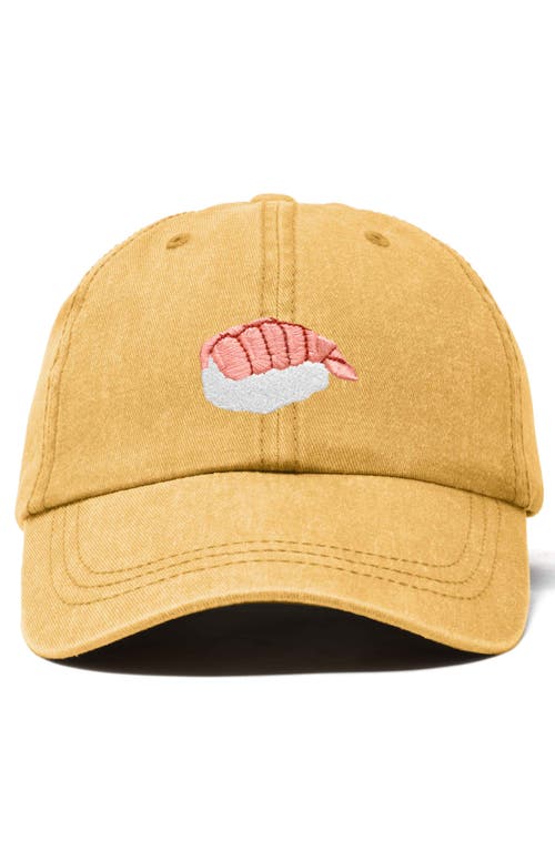 DALIX DALIX SHRIMP SUSHI EMBROIDERED DAD CAP 