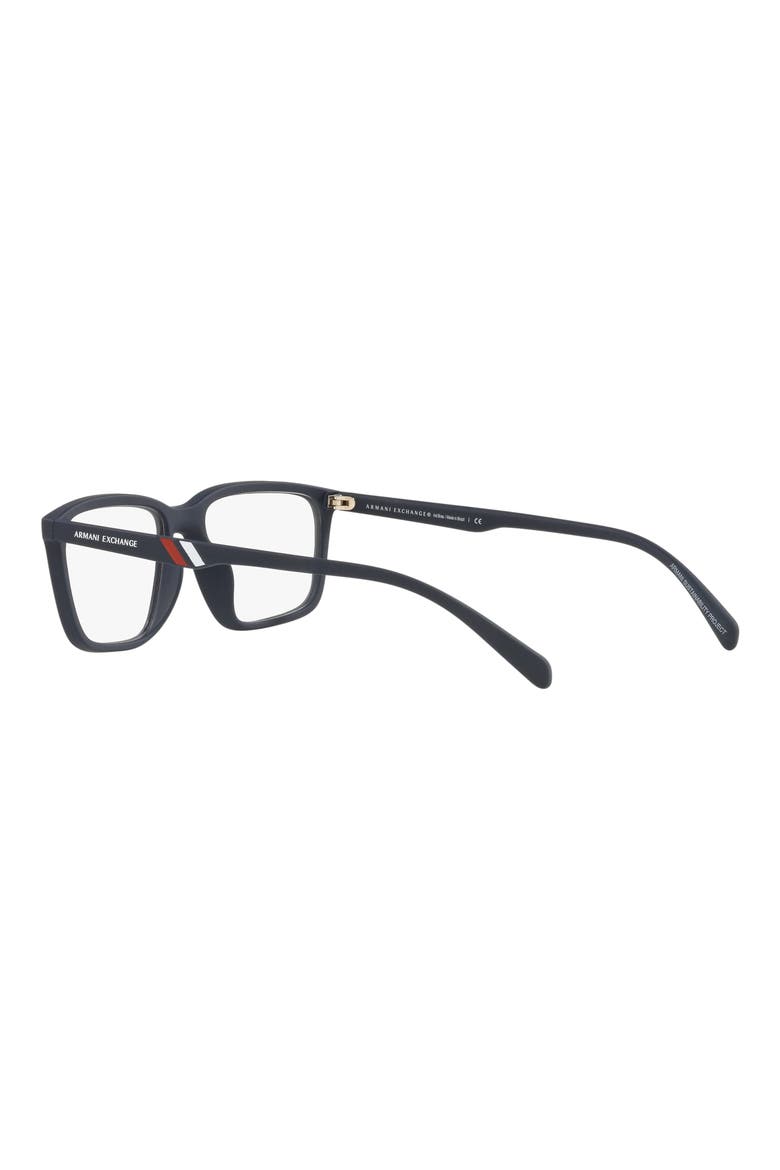 55mm Pillow Optical Glasses, Alternate, color, MATTE BLUE