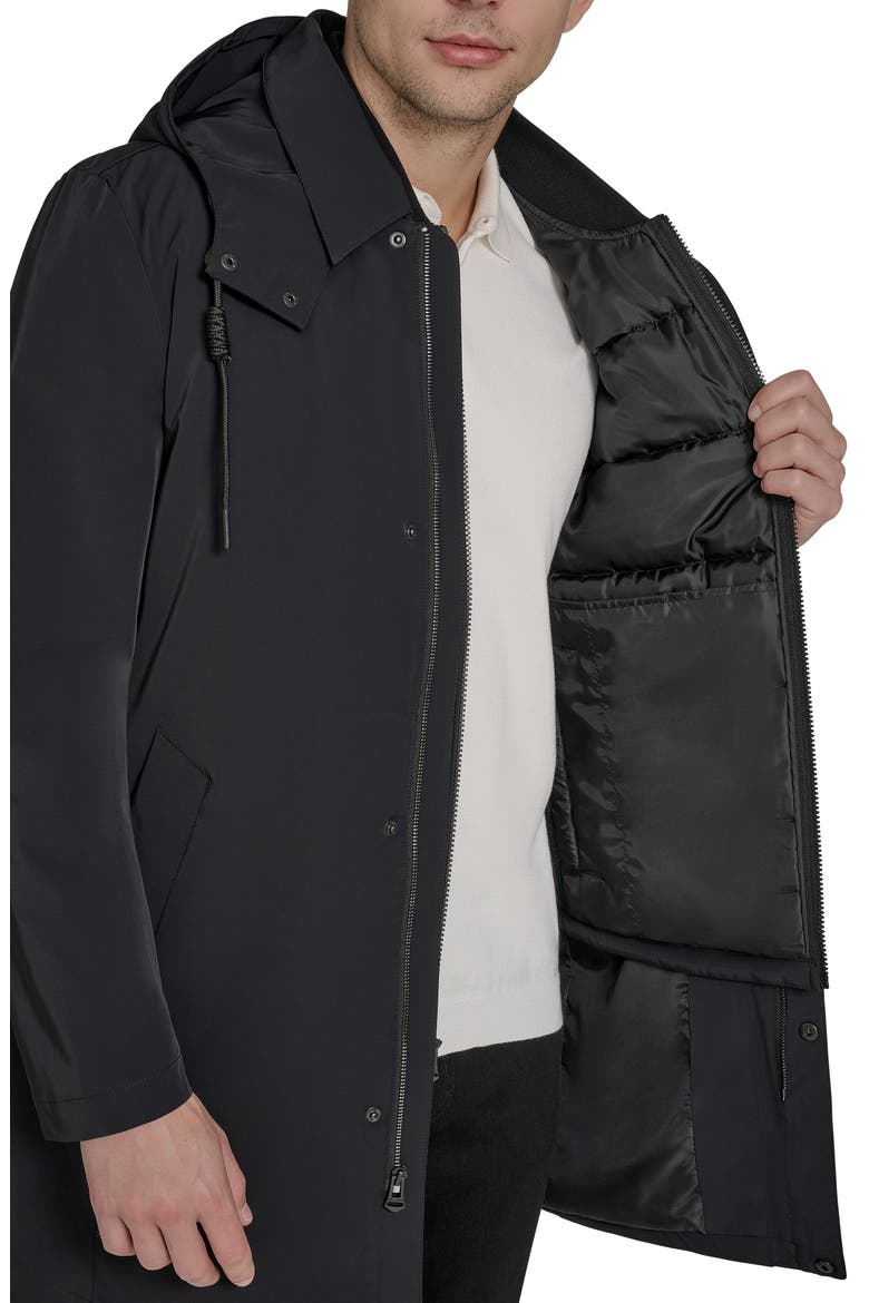 3-in-1 Hooded Mackintosh, Alternate, color, BLACK