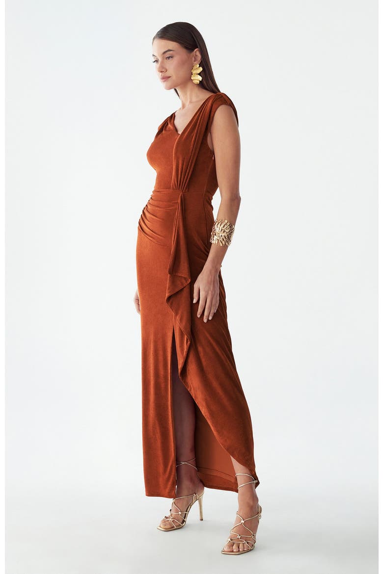 Amira Maxi Dress, Alternate, color, Spice