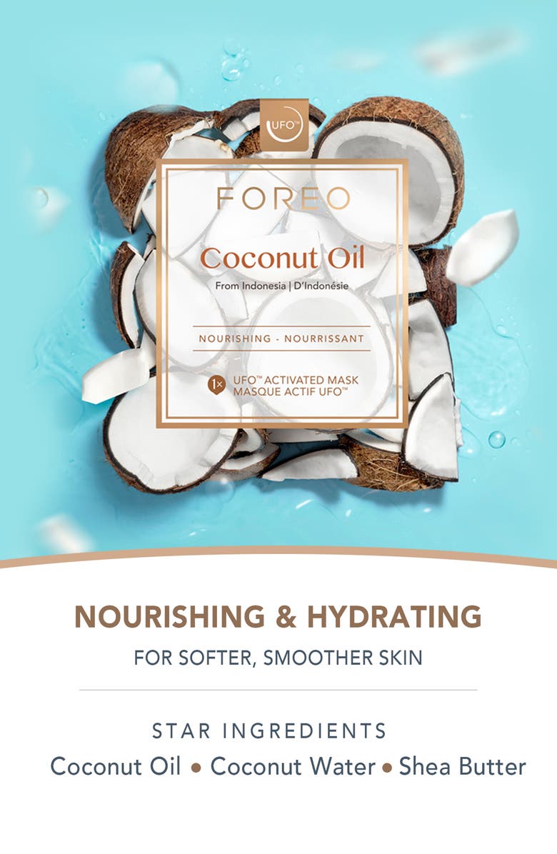 FOREO UFO Mask Natural Coconut Oil, Alternate, color, NO COLOR
