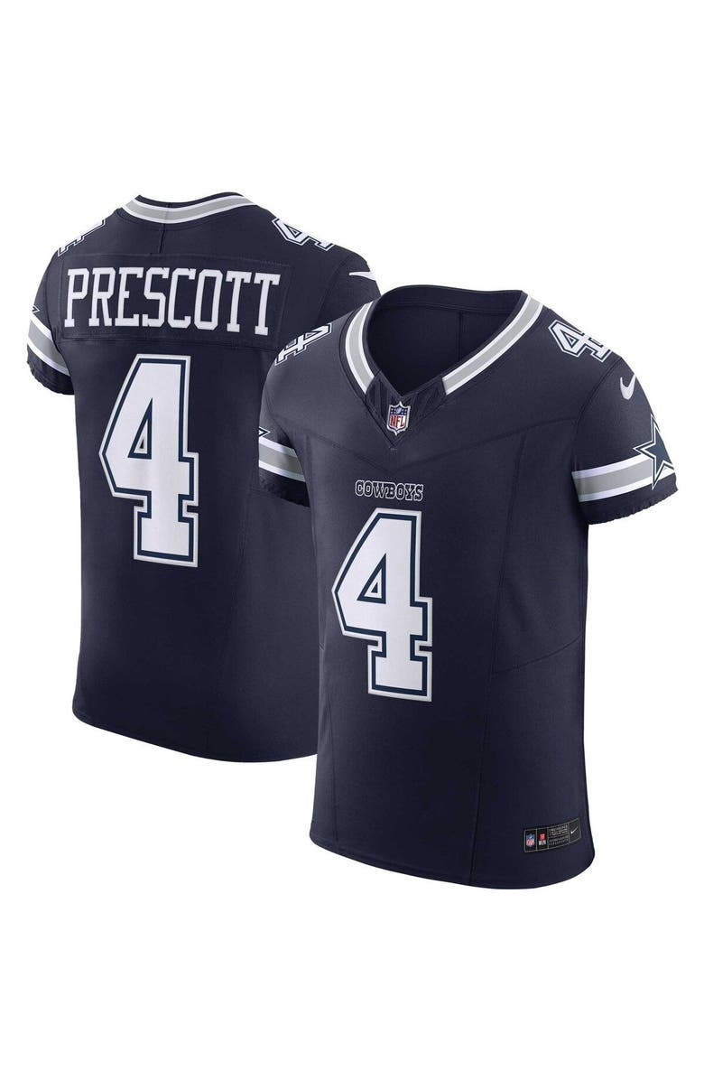 Nike Men's Nike Dak Prescott Navy Dallas Cowboys Vapor F.U.S.E. Elite Jersey, Main, color, Navy