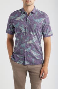 Tori Richard Marine Mosaic Button Down Shirt
