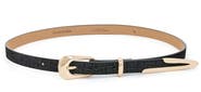 Ettika Liquid Metal Western Buckle Belt