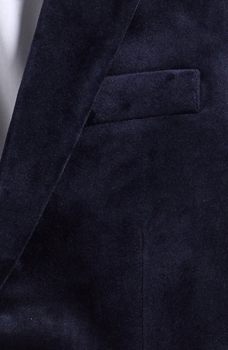 Tallia Kids' Velvet Jacket 4-Piece Suit Set, Alternate, color, Navy