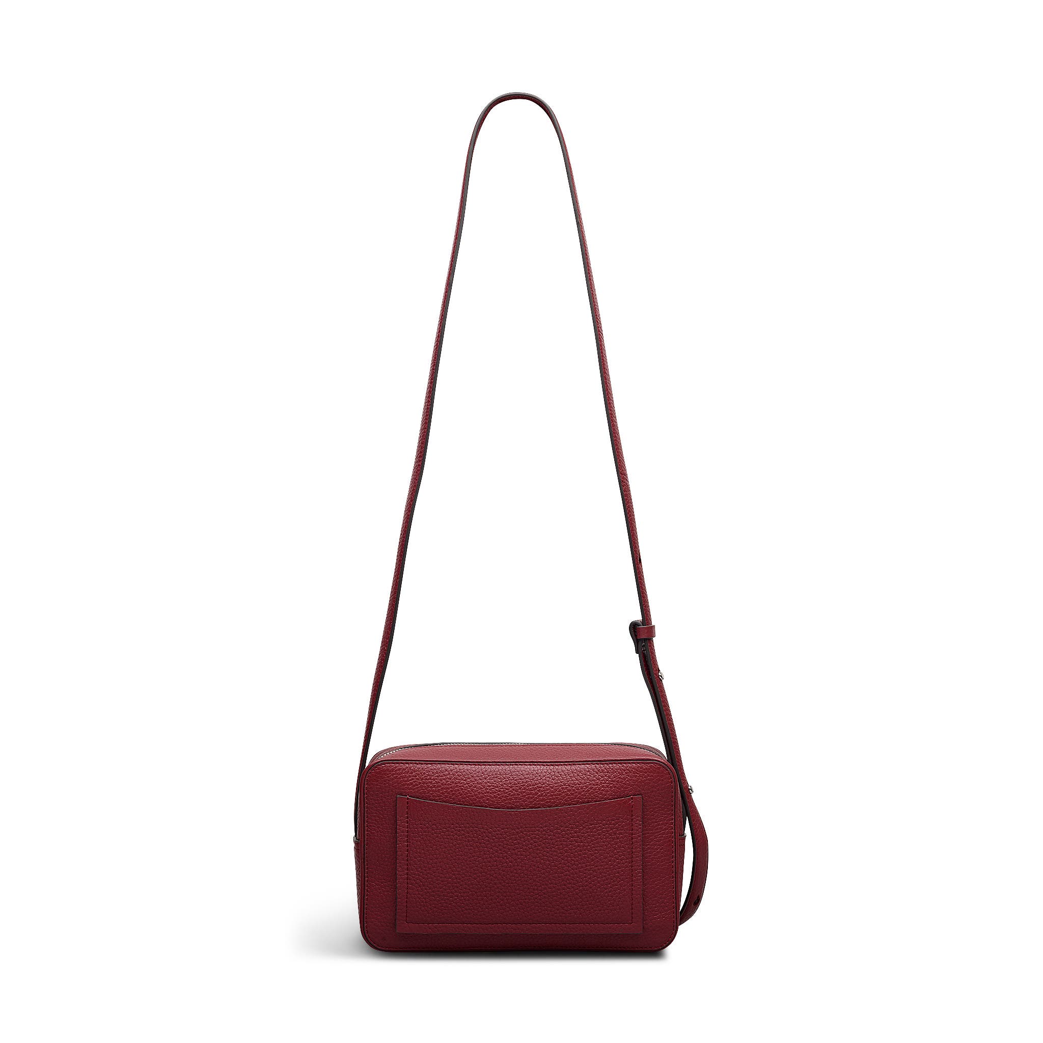 Duchess Close Small Ziptop Crossbody Bag, Alternate, color, Carmine