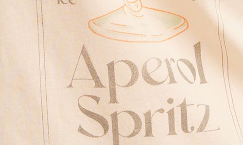 LUCKY BRAND LUCKY BRAND APEROL SPRITZ COTTON GRAPHIC T-SHIRT