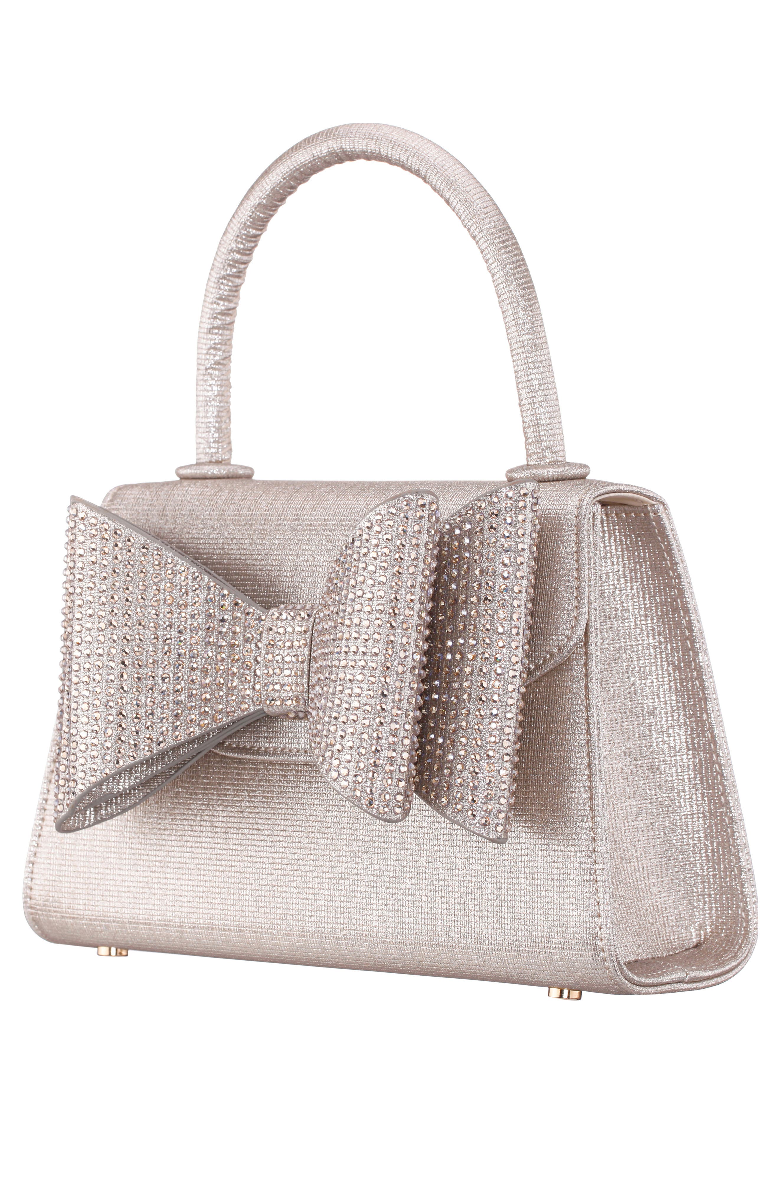 Nina Alila Top Handle Bag, Alternate, color, Platino