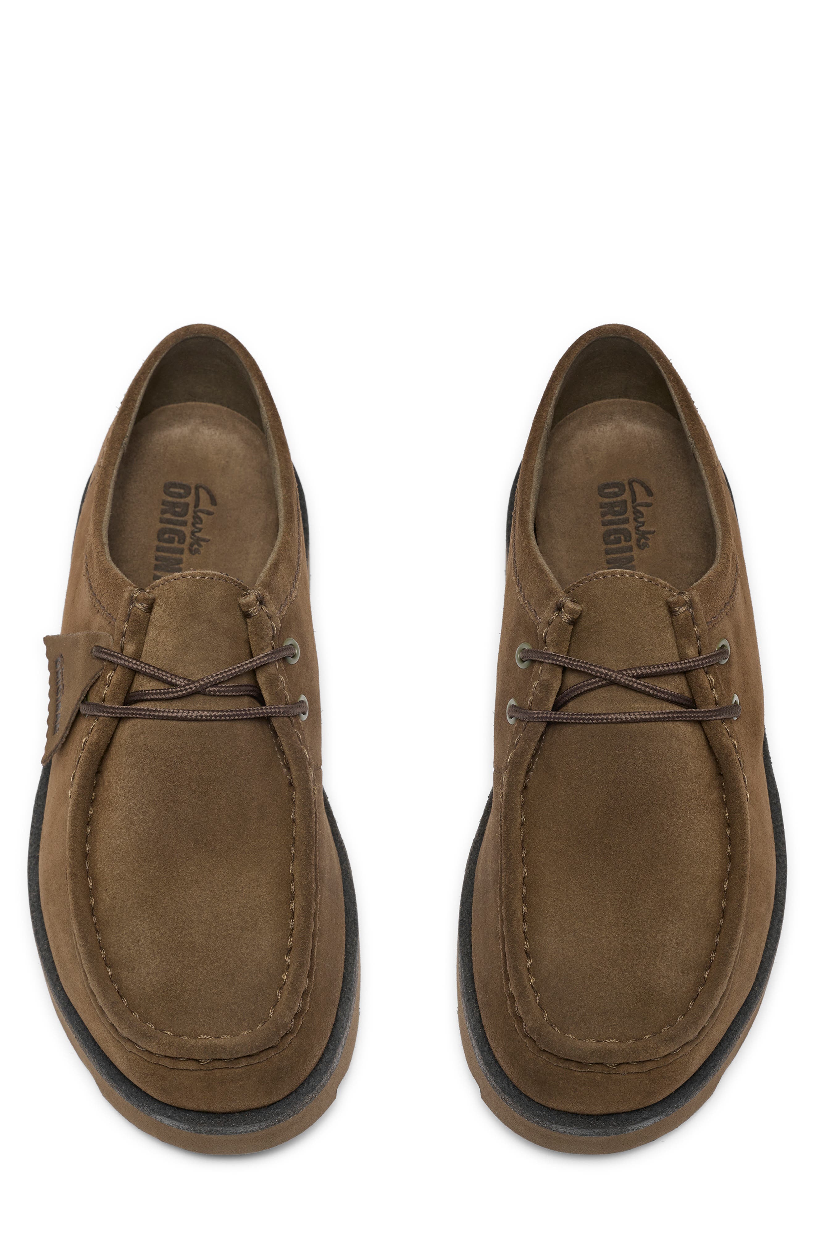Meare Lace-Up Wallabee Chukka, Alternate, color, DARK OLIVE SUEDE