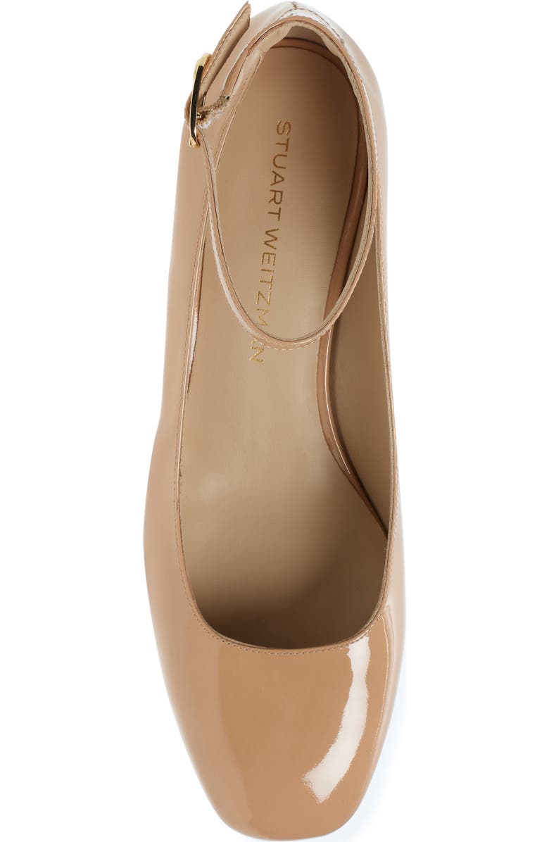Stuart Weitzman Jane Pump, Alternate, color, Adobe Patent