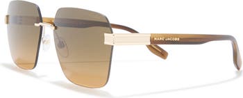 61mm Square Sunglasses