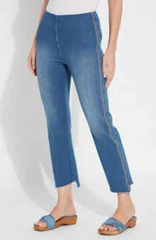 Lysse Kenny Step Hem Ankle Baby Bootcut Jeans