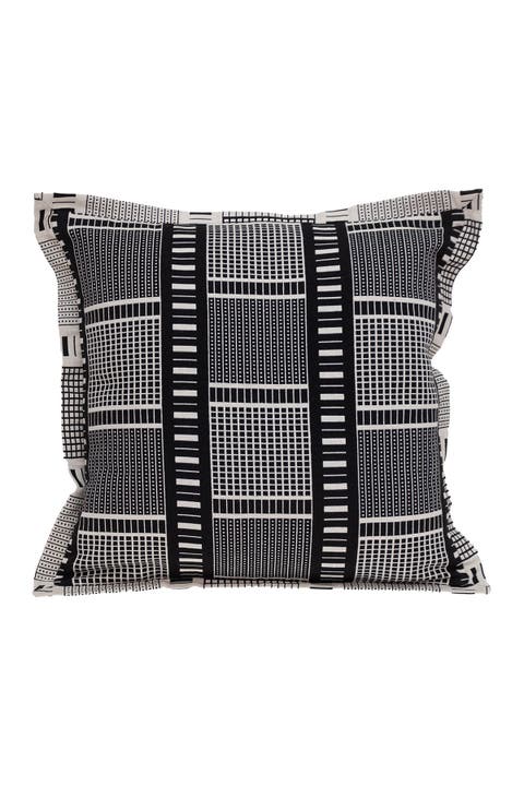 Tamara Transitional Black Throw Pillow