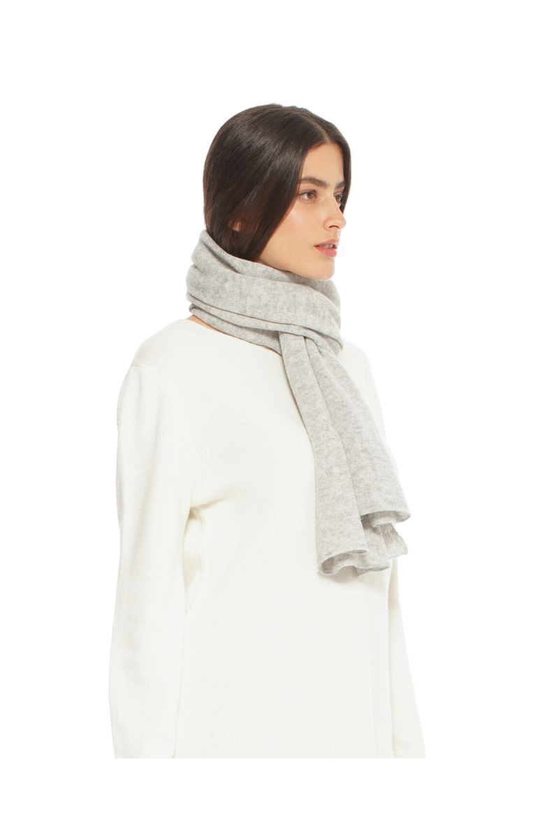 Monticelli Cashmere Pure Cashmere Cloud-Soft Scarf, Alternate, color, Light Grey