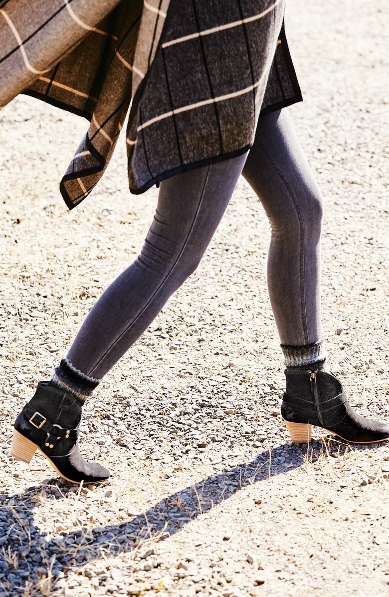 Hue Ombré Stripe Crew Socks, Alternate, color,