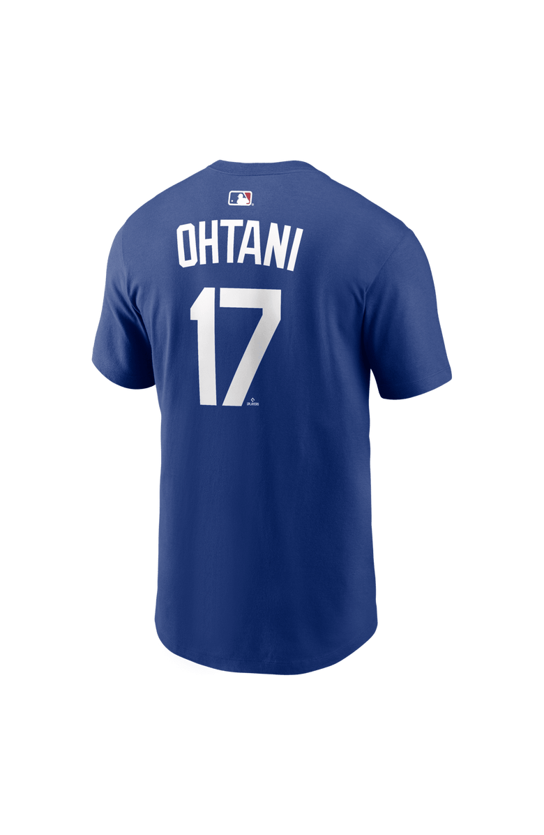 Nike Men's Nike Shohei Ohtani Royal Los Angeles Dodgers Alternate Wordmark T-Shirt, Alternate, color, Royal