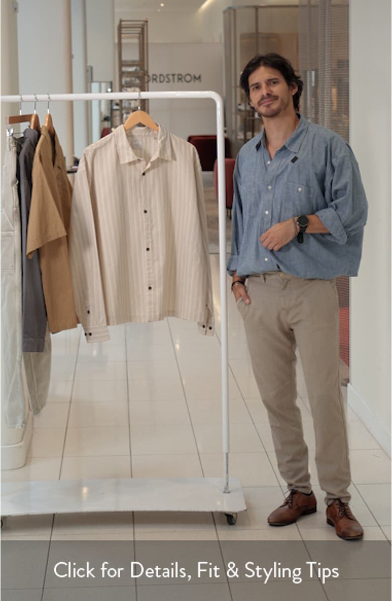 Stripe Button-Up Shirt, sales video thumbnail