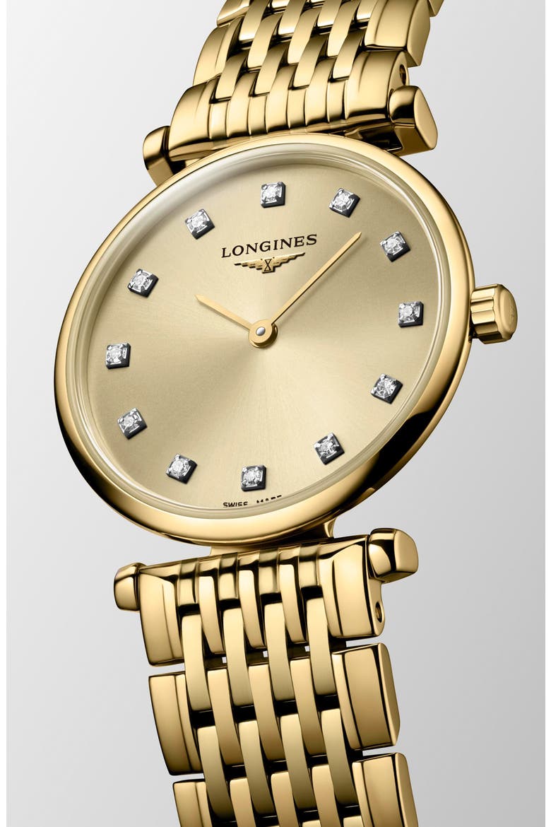 La Grande Classique Bracelet Watch, 24mm, Alternate, color, GILT