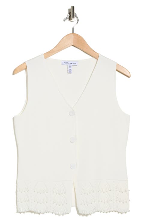 Buttoned Sweater Vest