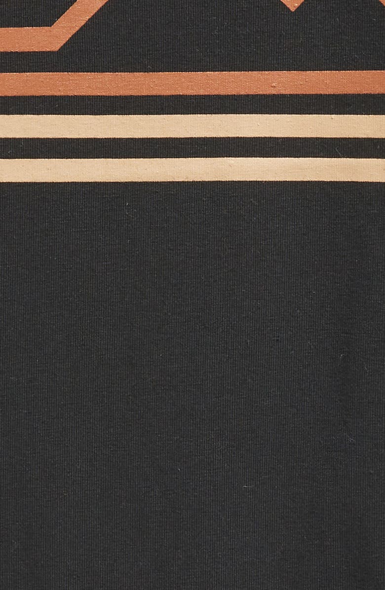 TINY TRIBE Mountainscape Stretch Cotton Romper, Alternate, color, 