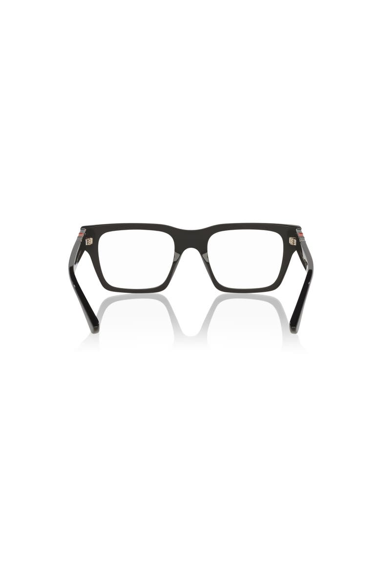 51mm Rectangle optical glasses, Alternate, color, Black