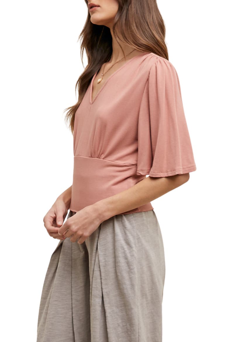 French Terry Top, Alternate, color, GINGER