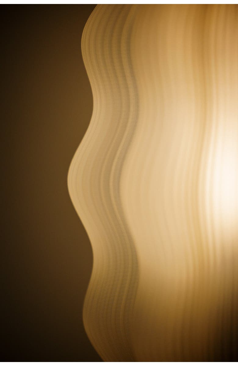 WOOJ DESIGN Wavy Lamp, Alternate, color, Matte Black