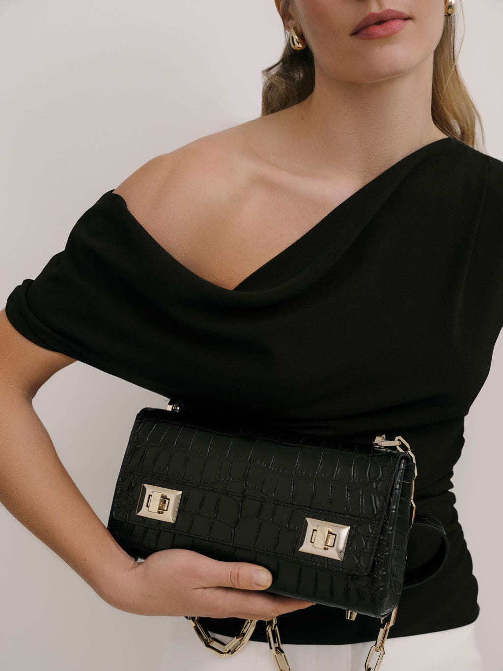 VIE LORIE Valencia Shoulder Bag, Alternate, color, Onyx