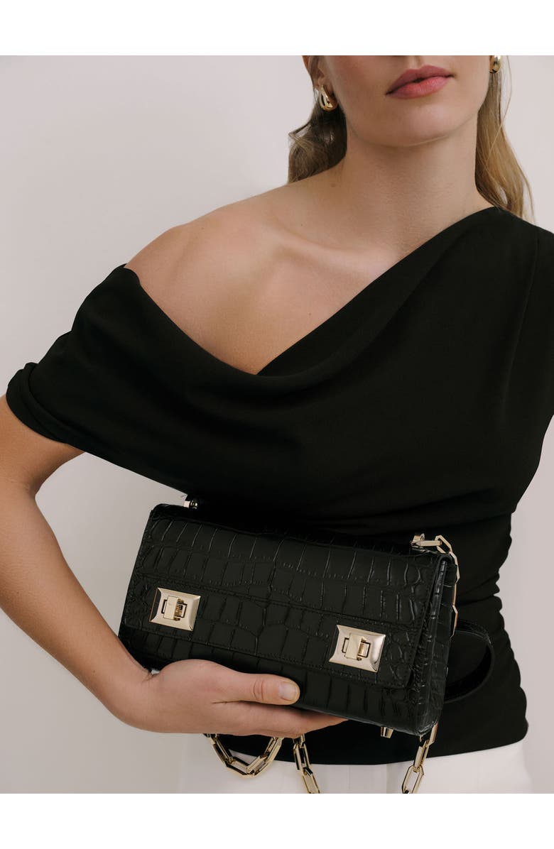 VIE LORIE Valencia Shoulder Bag, Alternate, color, Onyx