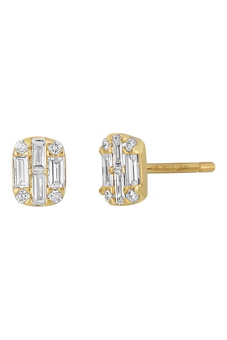 Maya Diamond Stud Earrings (Nordstrom Exclusive), Main, color, 18K YELLOW GOLD