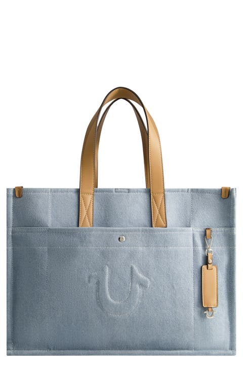 Quilted Horseshoe Tote Bag