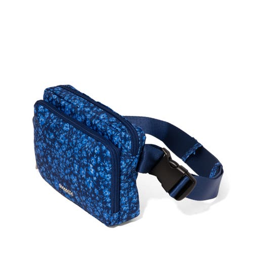 Baggallini Modern Belt Bag Sling In Navy Petal
