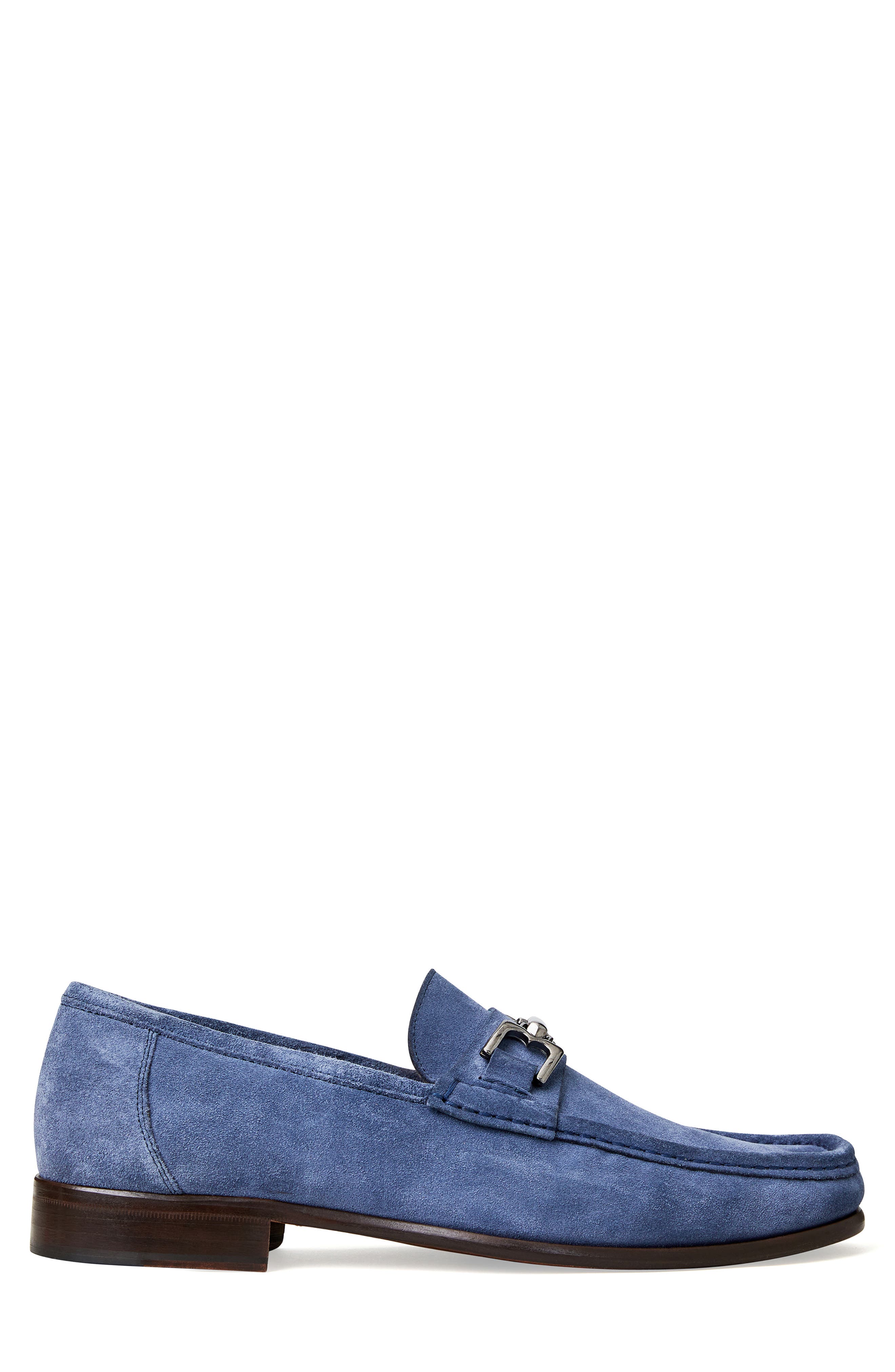 Trieste Bit Loafer, Alternate, color, LIGHT BLUE SUEDE