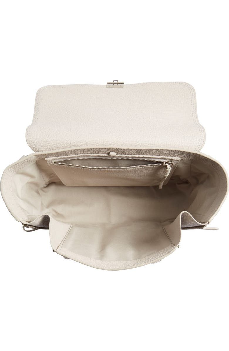 3.1 Phillip Lim 'Medium Pashli' Shark Embossed Leather Satchel, Alternate, color,