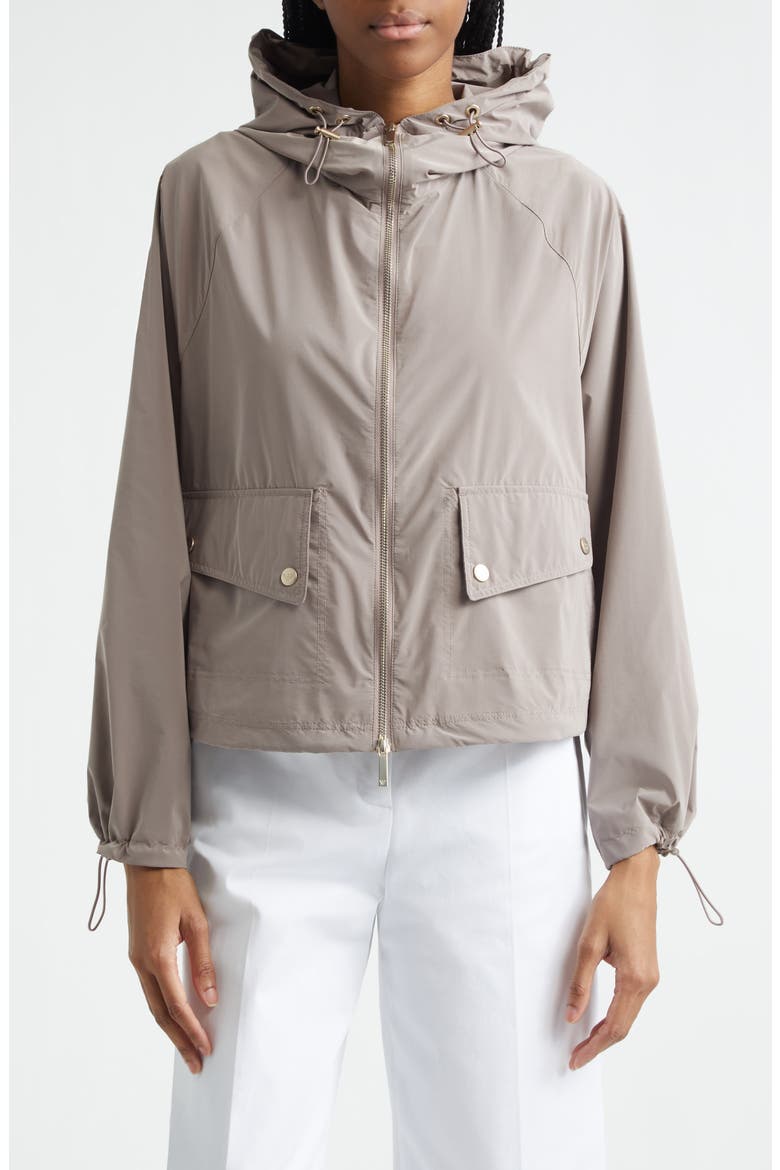 Hooded Jacket, Main, color, CHOCOLATE