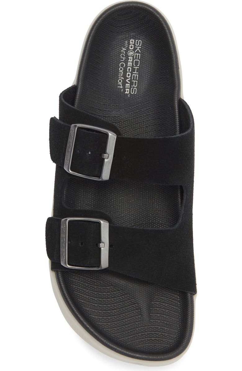 SKECHERS Massage Fit Revive Honey Sandal, Alternate, color, Black