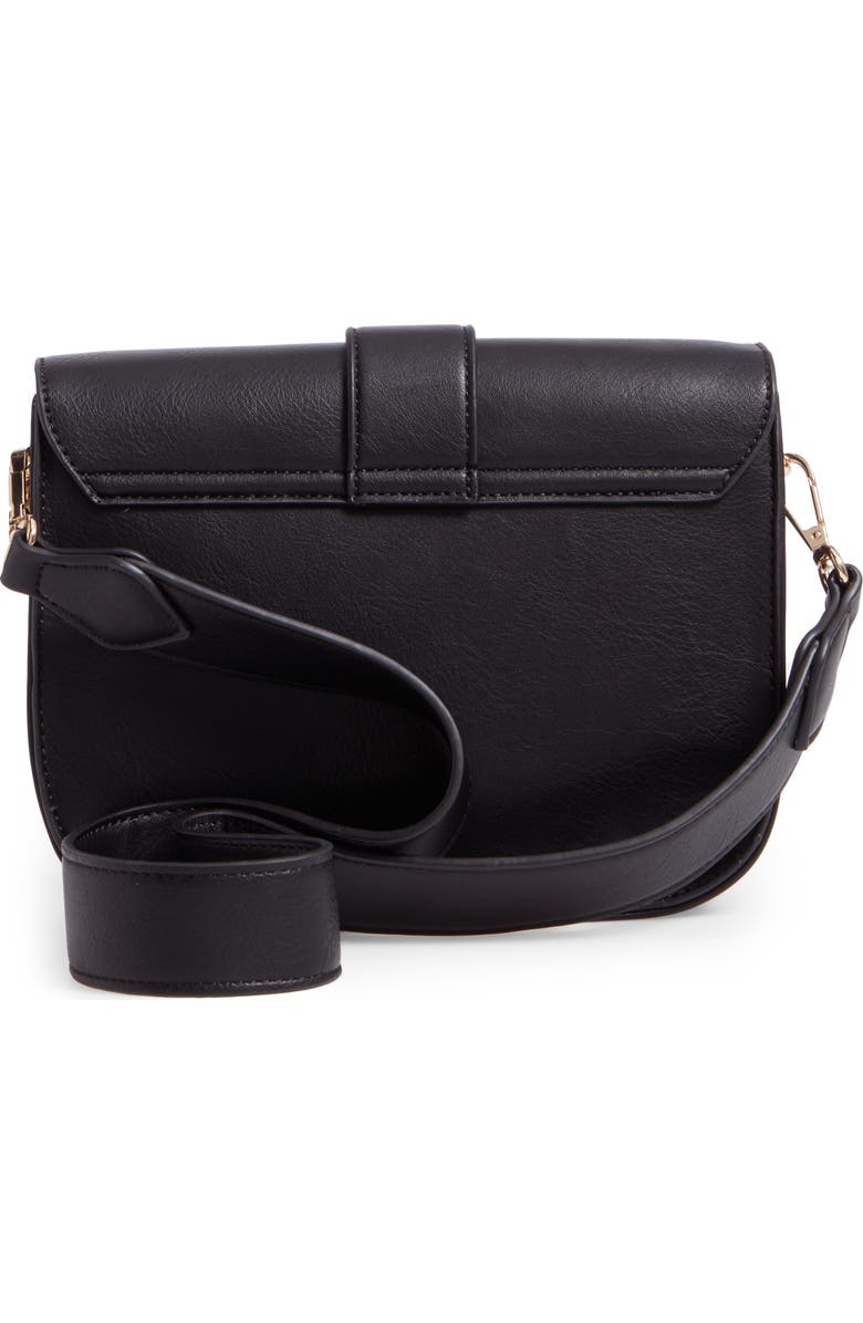 Sole Society Halima Faux Leather Flap Crossbody, Alternate, color,