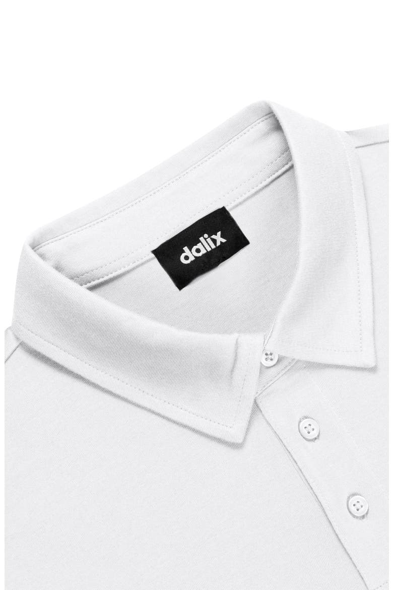 Ghost Midweight Short Sleeve Polo Shirt, Alternate, color, White