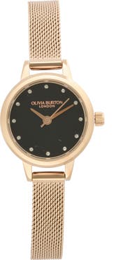Olivia Burton Mini Dial Mesh Strap Watch, 23mm