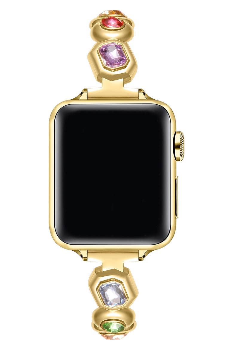 Honey Apple Watch® Bracelet Watchband, Alternate, color, GOLD
