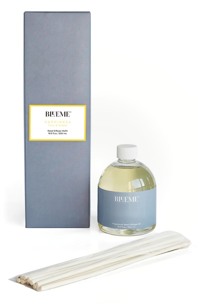 Blueme Happiness Large Reed Diffuser Refill, Main, color,