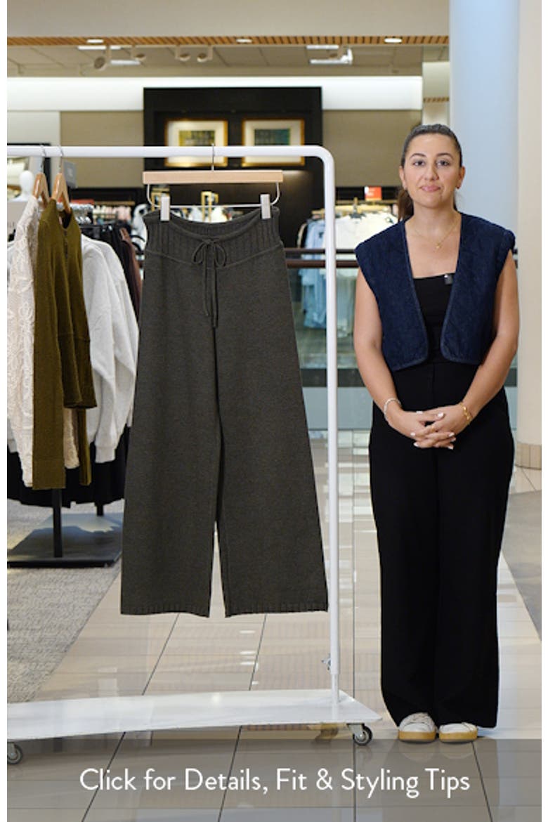 Russell Wide Leg Sweater Knit Pants video