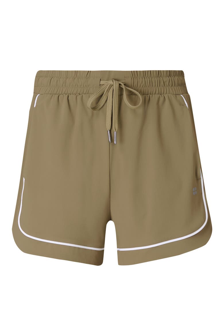 Explorer Piped Track Shorts, Alternate, color, AGAVE GREEN