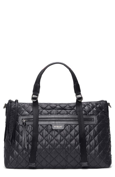 Medium Park Quilted Nylon Satchel